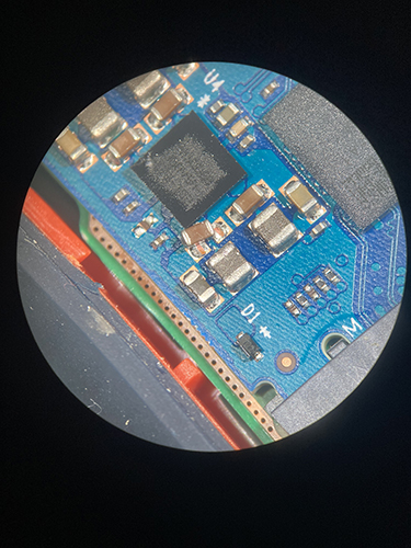 Sandisk SSD defect afbeelding